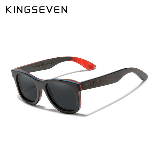 Black Handmade Natural Sunglasses Polarized Gradient Lens