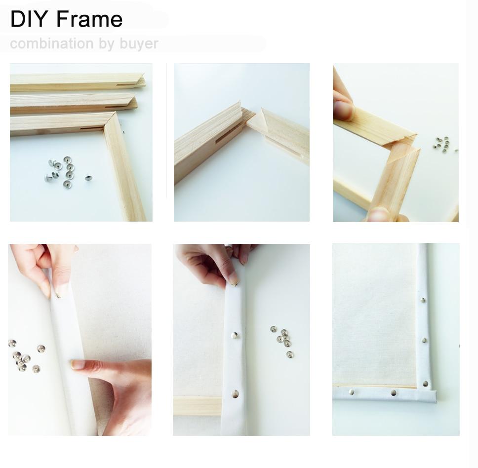 Diy Paint By Numbers Canvas Art Handpainted Dcor Craft Kit