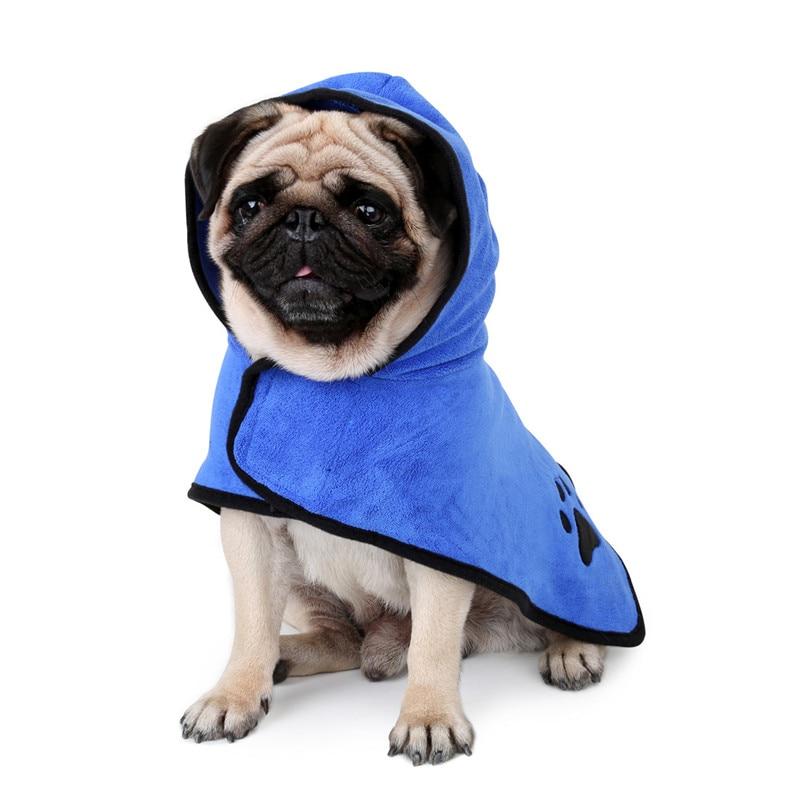 1 Sets of 1 Sets Of Absorbent Microfibre Dog Bath Robe Towel