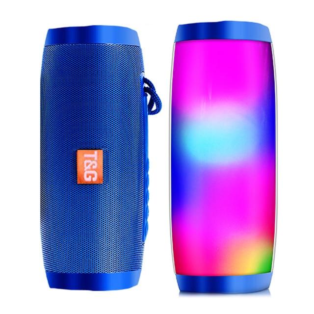 Bluetooth Column Wireless Fm Radio With Led Light