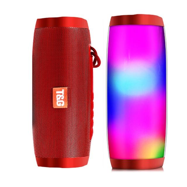 Bluetooth Column Wireless Fm Radio With Led Light