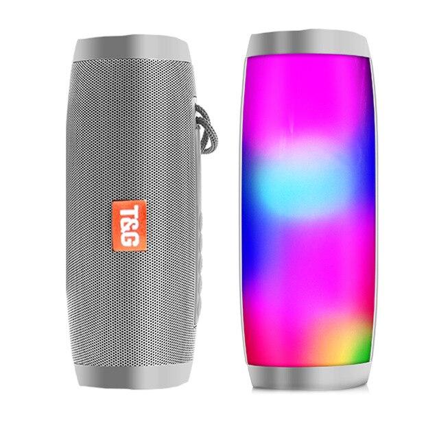 Bluetooth Column Wireless Fm Radio With Led Light