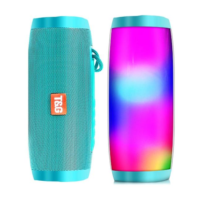 Bluetooth Column Wireless Fm Radio With Led Light