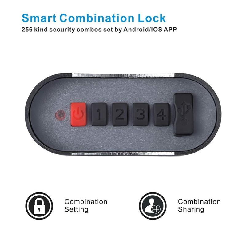 Smart Bluetooth Number Padlock Chastity Locking Bdsm Bondage Restraints