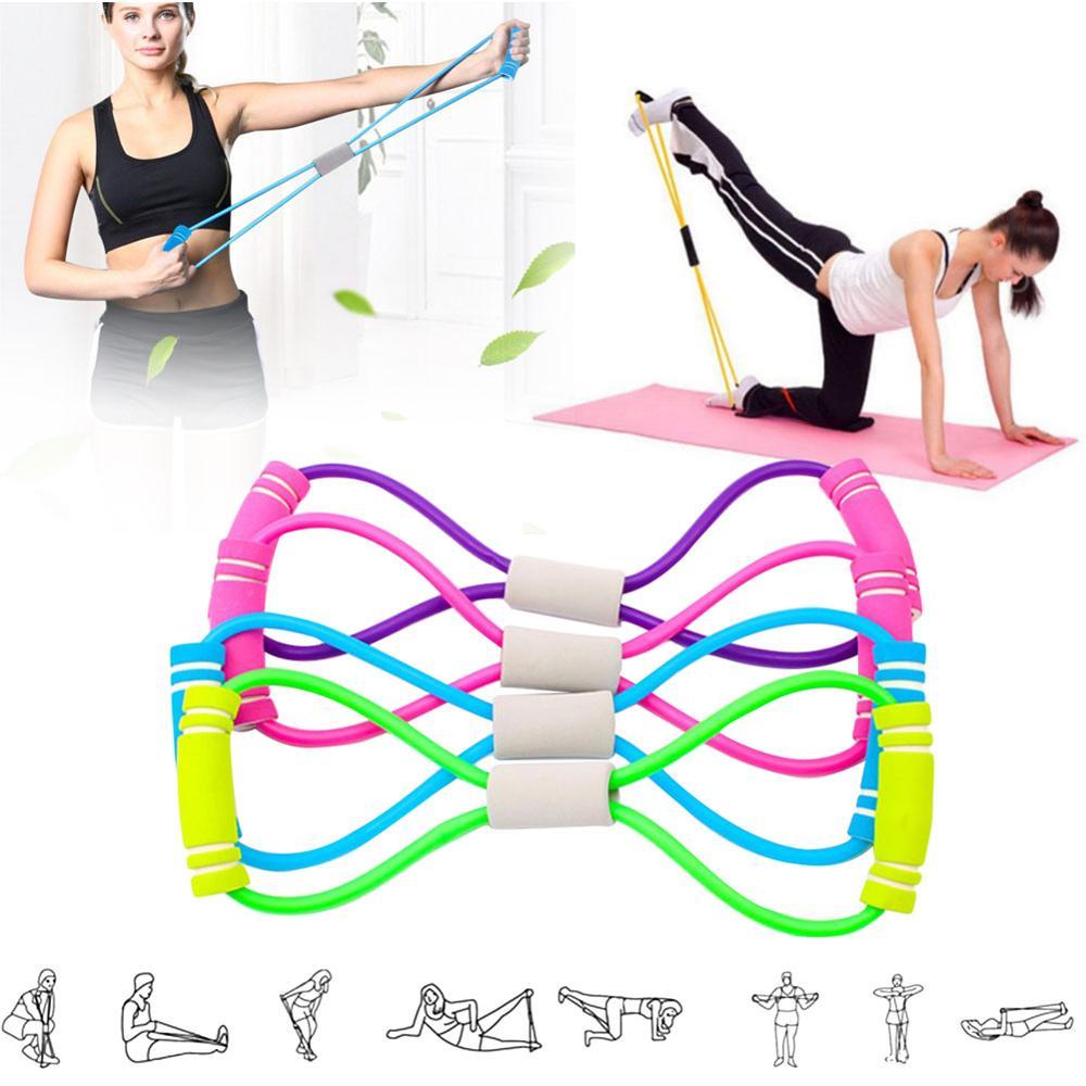 Resistance Band Back Stretch Belt Gym Fitness Equipment