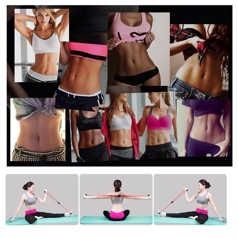 Resistance Band Back Stretch Belt Gym Fitness Equipment