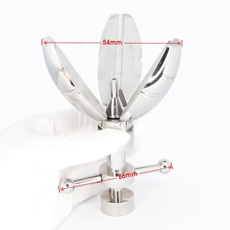 Ultimate Asslock Stainless Steel Metal Anal With Lock Expanding Butt Plug