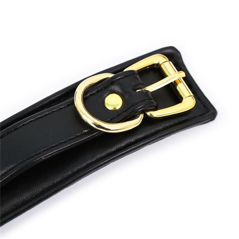 Five Colours Faux Leather Comfortable Handcuffs Bdsm Bondage Sex Toys