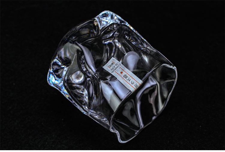1 Sets of 1 Sets Of Japanese Crumpled Paper Whiskey Glass Barware Father's Day Gift Idea