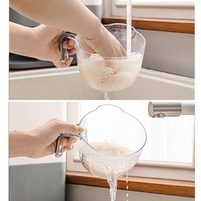 Automatic Plastic Rice Storage Box One Touch Dispenser Kitchen Tools
