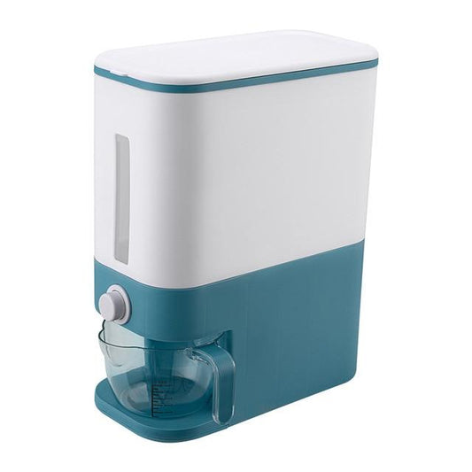 Automatic Plastic Rice Storage Box One Touch Dispenser Kitchen Tools