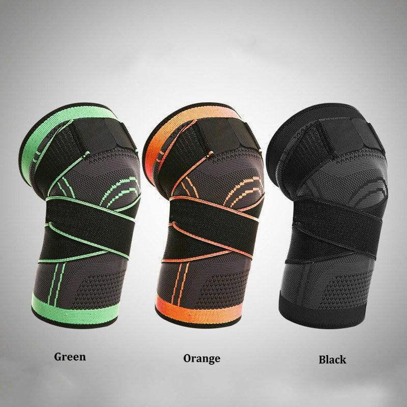 Elastic 3D Pressurised Knee Brace Compression Support Sleeve