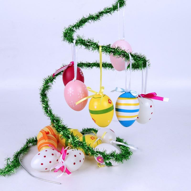 60Cm Easter Decor Led Birch Tree Light Eggs Hanging Ornaments