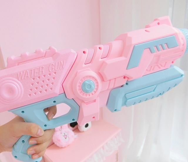 Pink Blue Princess Water Blaster Squirt Toy