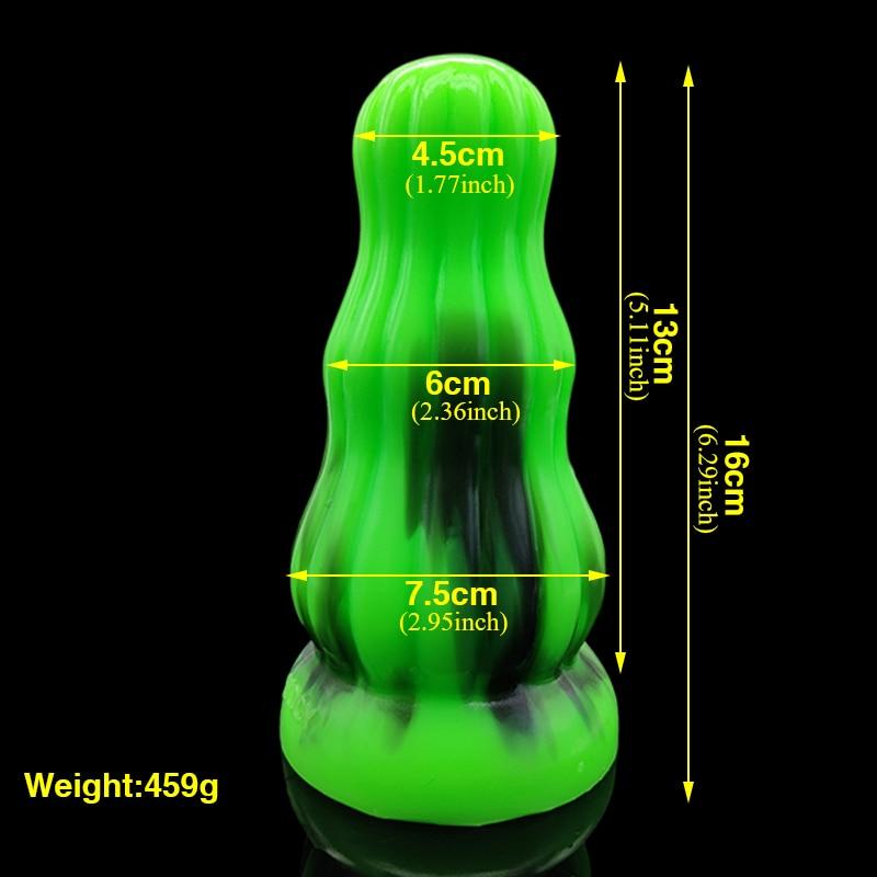 Suction Cup Silicone Dildo Butt Plug Expander Anal Training Toys