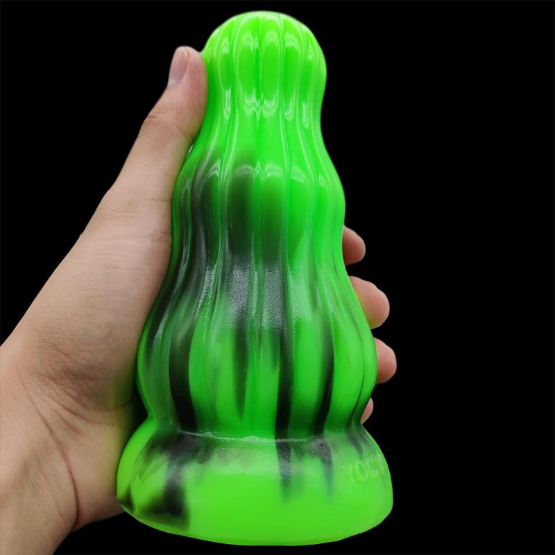 Suction Cup Silicone Dildo Butt Plug Expander Anal Training Toys