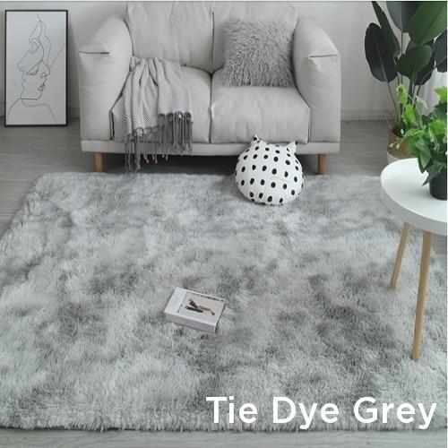 Soft Fluffy Long Hair Carpets Corridor Balcony Laundry Room Bedroom Non-Slip Mats