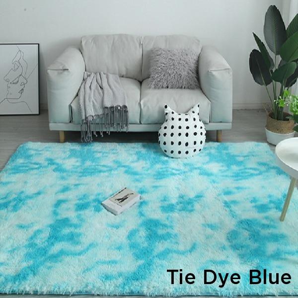 Soft Fluffy Long Hair Carpets Corridor Balcony Laundry Room Bedroom Non-Slip Mats