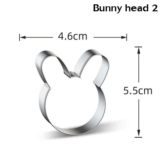 Easter Eggs Rabbit Chick Carrot Stainless Steel Cookie Cutters Baking Tools
