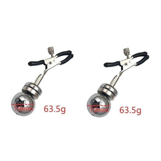Big Metal Mag - Net Weight Nipple Clamps Bdsm Restraints Torture Play