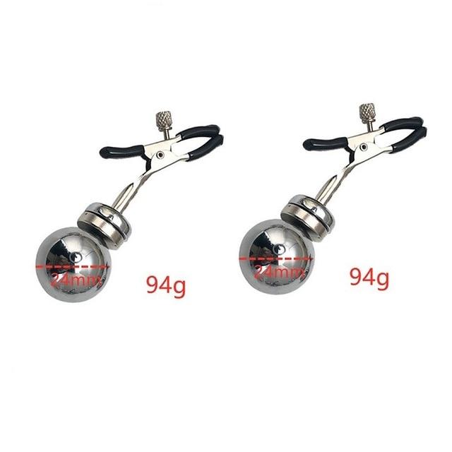 Big Metal Mag - Net Weight Nipple Clamps Bdsm Restraints Torture Play