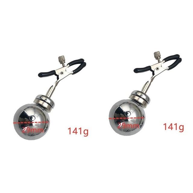 Big Metal Mag - Net Weight Nipple Clamps Bdsm Restraints Torture Play