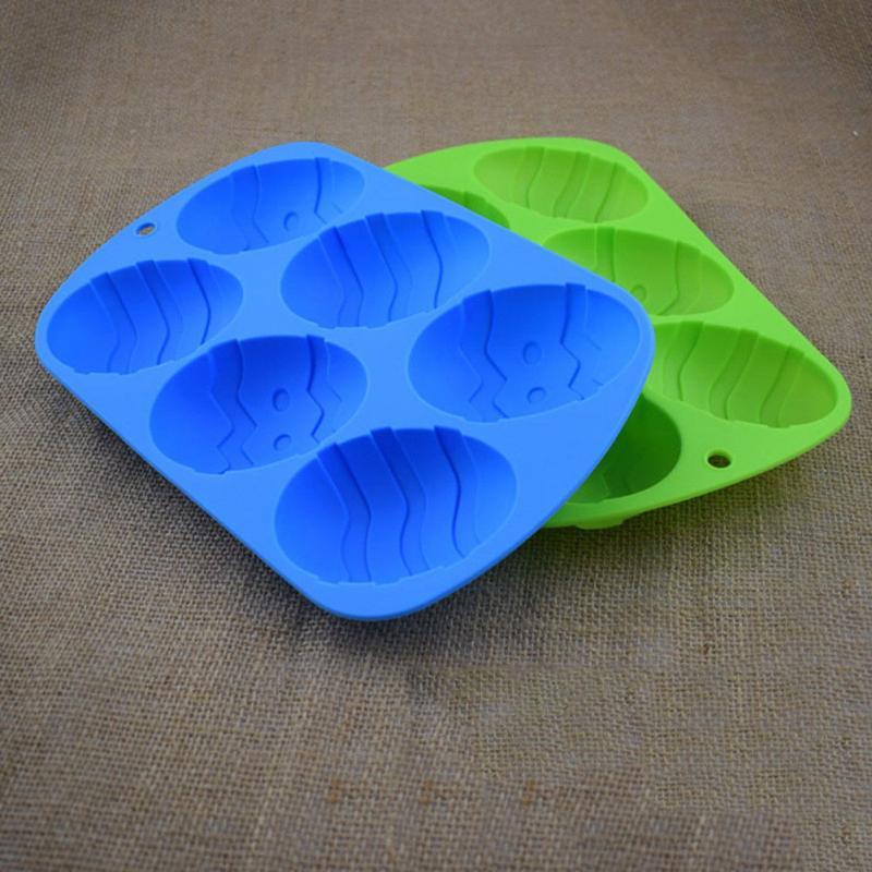 3D Easter Egg Silicone Chocolate Fondant Mold Baking Tools