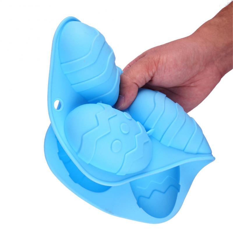 3D Easter Egg Silicone Chocolate Fondant Mold Baking Tools