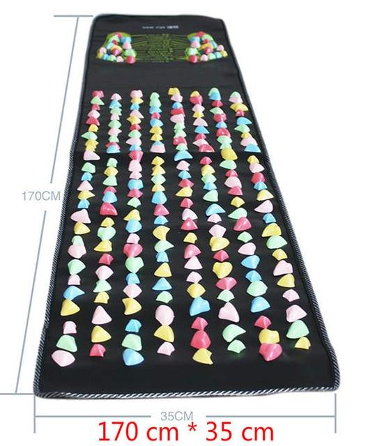 Rainbow Stone Foot Massager Mat Self Care Acupressure Reflexology