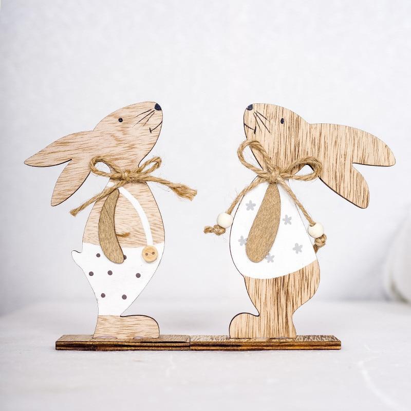 Easter Bunnies Rabbit Decorations Desktop Ornaments