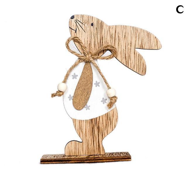 Easter Bunnies Rabbit Decorations Desktop Ornaments