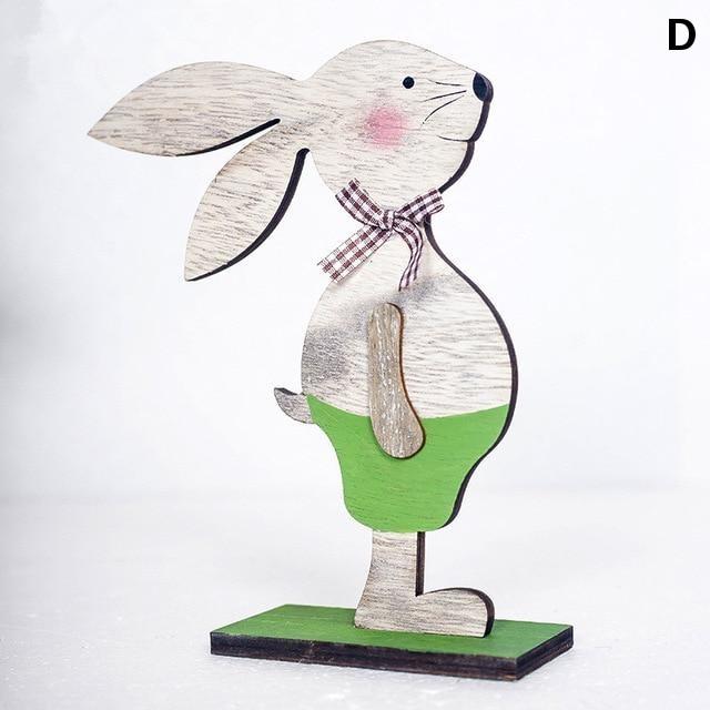 Easter Bunnies Rabbit Decorations Desktop Ornaments