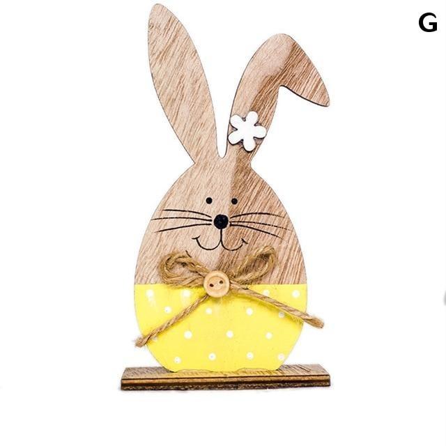 Easter Bunnies Rabbit Decorations Desktop Ornaments
