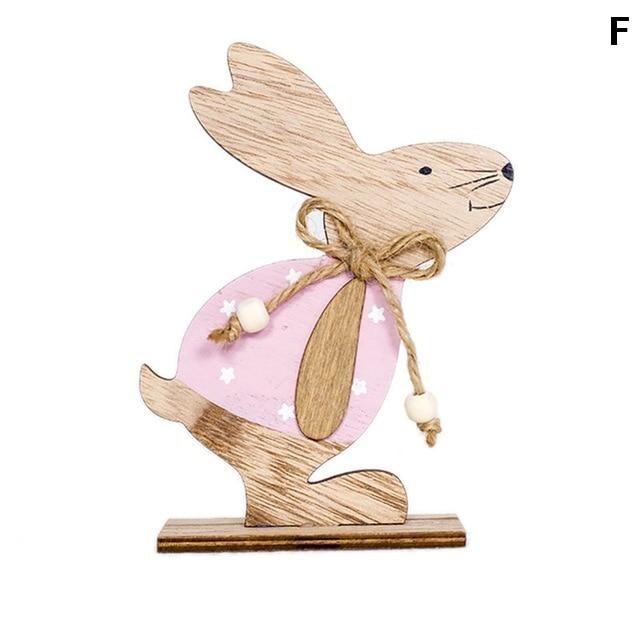 Easter Bunnies Rabbit Decorations Desktop Ornaments