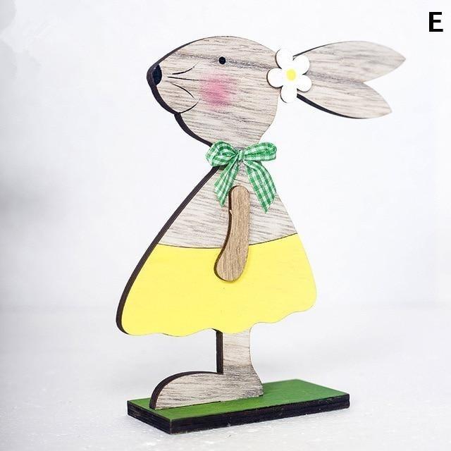 Easter Bunnies Rabbit Decorations Desktop Ornaments