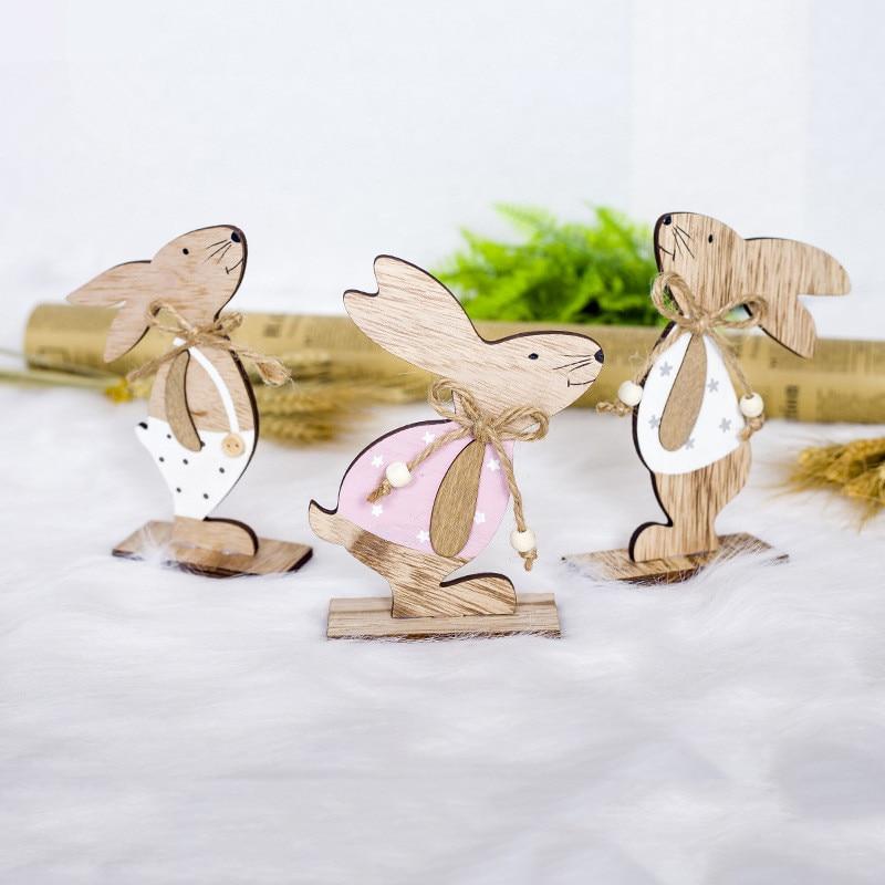 Easter Bunnies Rabbit Decorations Desktop Ornaments