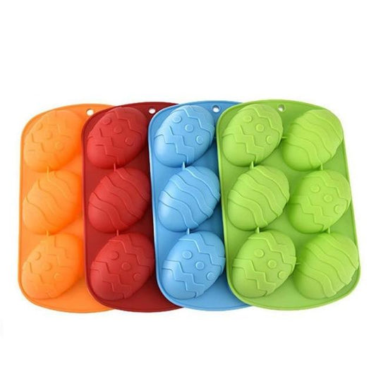 3D Easter Egg Silicone Chocolate Fondant Mold Baking Tools