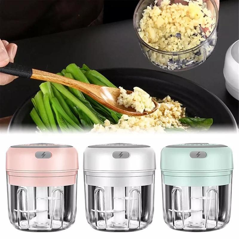 Usb Rechargeable Mini Food Processor Garlic Chopper