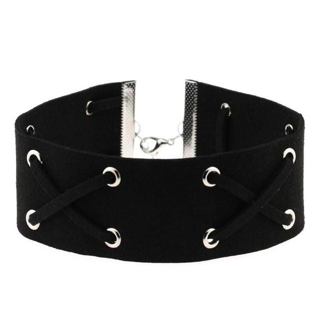 Suede Collar 15 Colours Harajuku Soft Choker Necklace Bondage Restraints