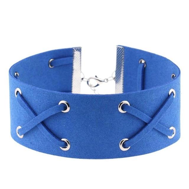 Suede Collar 15 Colours Harajuku Soft Choker Necklace Bondage Restraints