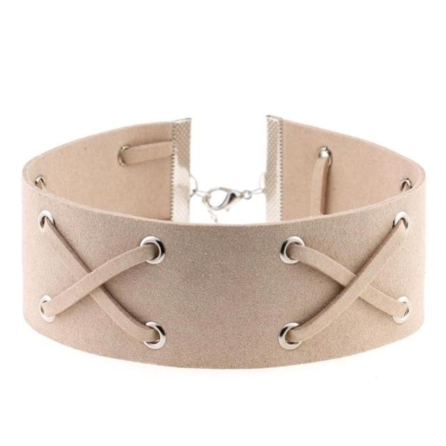 Suede Collar 15 Colours Harajuku Soft Choker Necklace Bondage Restraints