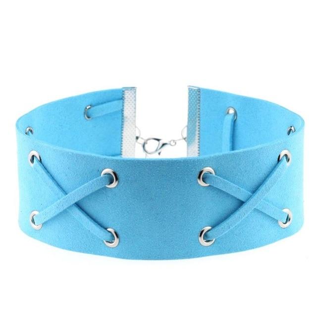 Suede Collar 15 Colours Harajuku Soft Choker Necklace Bondage Restraints