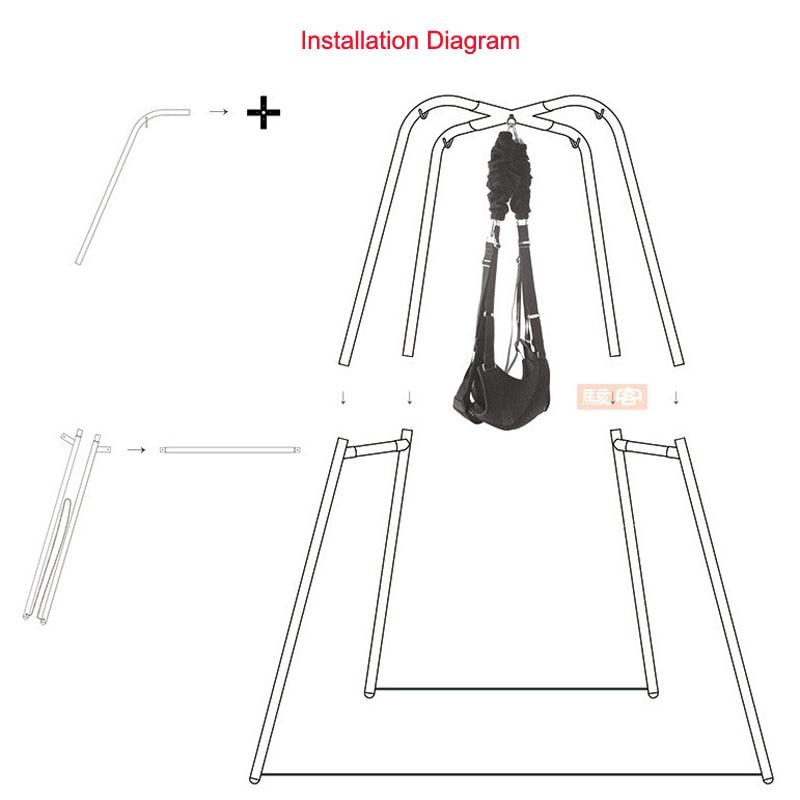 Sex Swing Stand Love Chair Hammock Toughage Bdsm