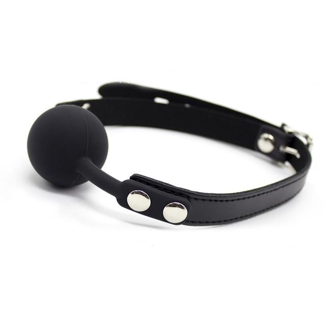 Silicone Ball Gag Red Pink Black Breathable Bdsm Bondage Restraint