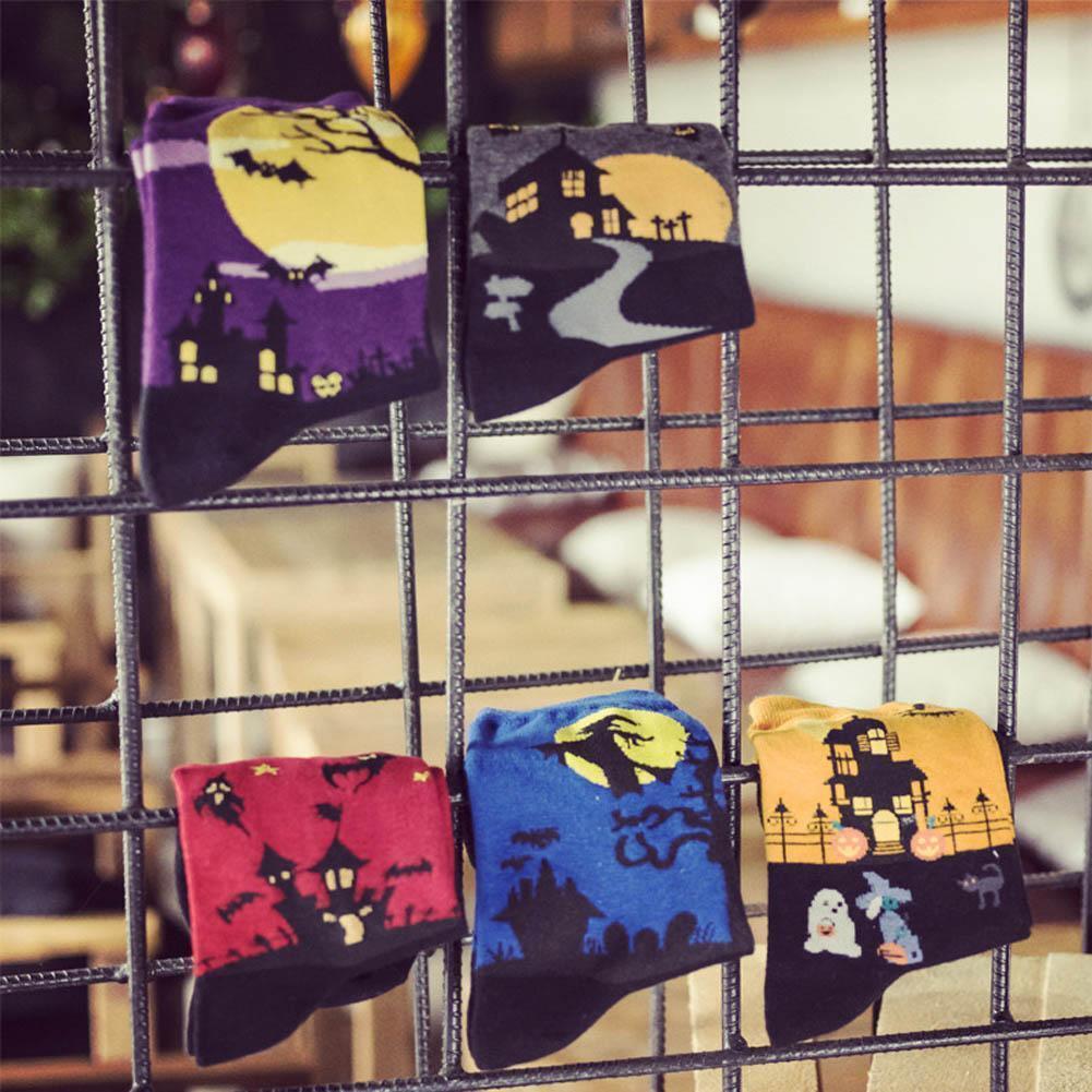 5 Pairs Spooky Sockies