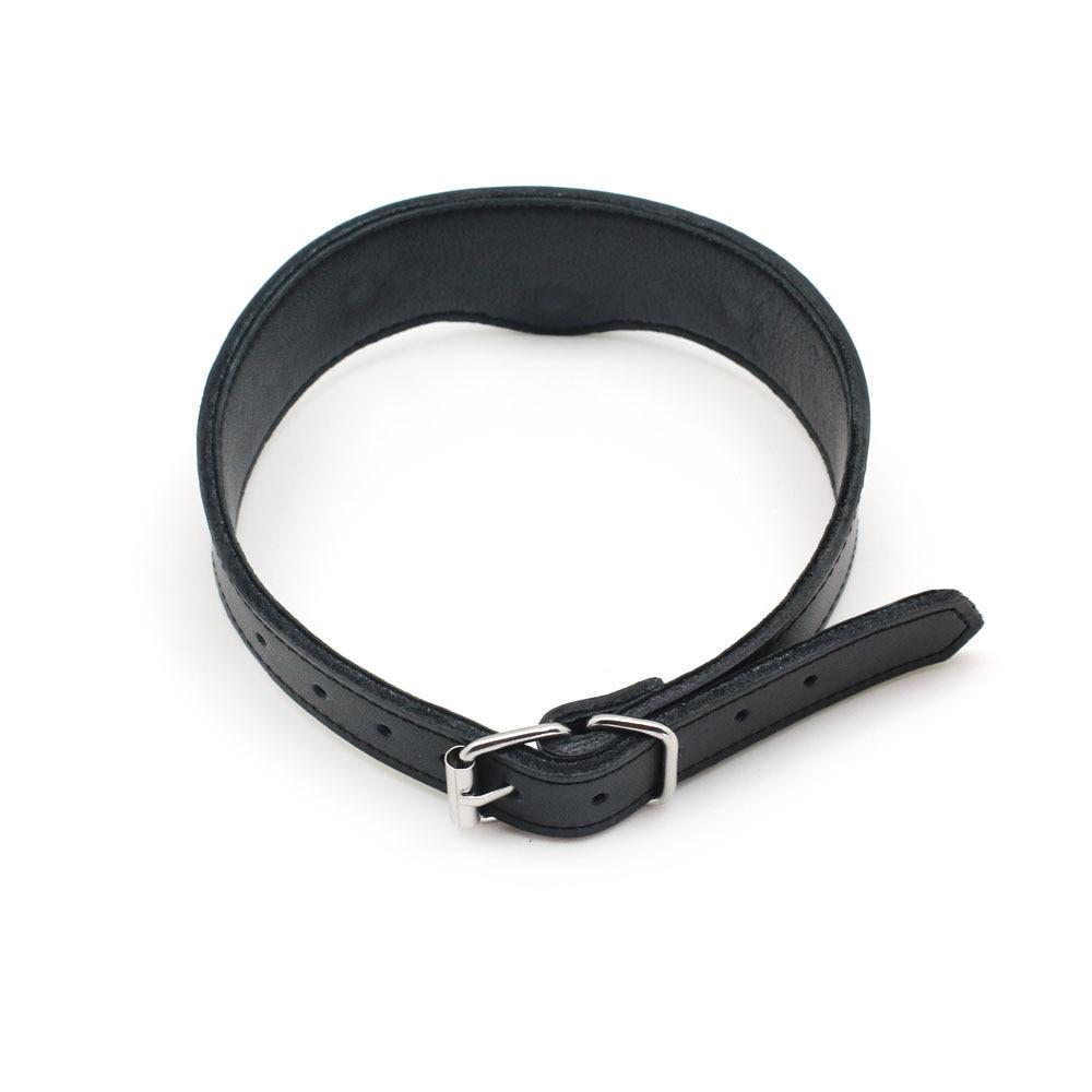 Bdsm Black Leather Adjustable Collar Submissive Sexy Kitten Fetish