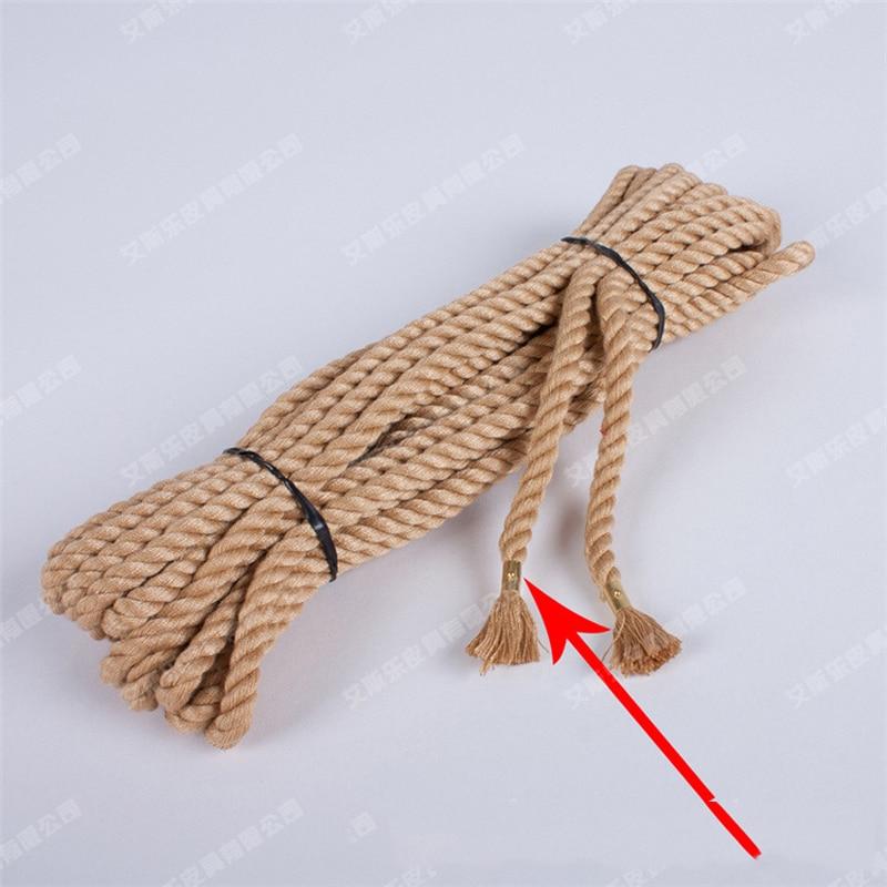 3 / 8 10M Soft Hemp Cotton Rope Bdsm Bondage Submissive Restraints