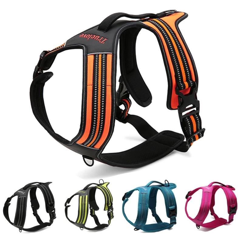 True Love Heavy Duty Sports Dog Harness Orange Xl