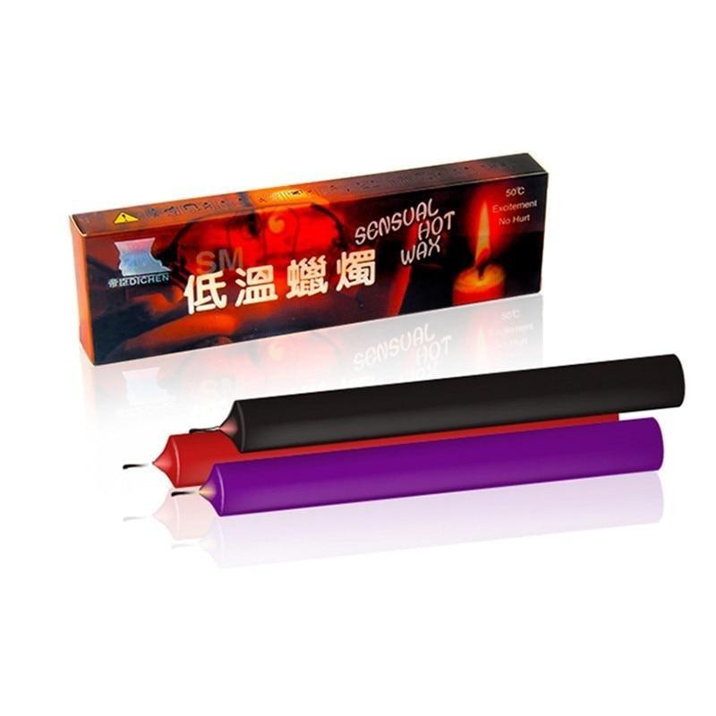 Bdsm 3 / Pcs Wax Play Candles Temperature Bondage Kink Fetish Restraints