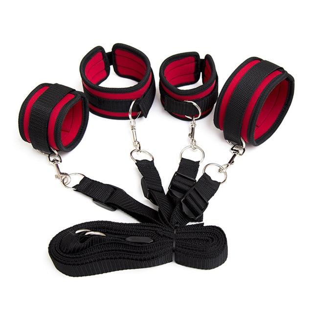 Bondage Starter Kit 10 Pieces Gag Flogger Restraints Blindfold Cuffs Collar